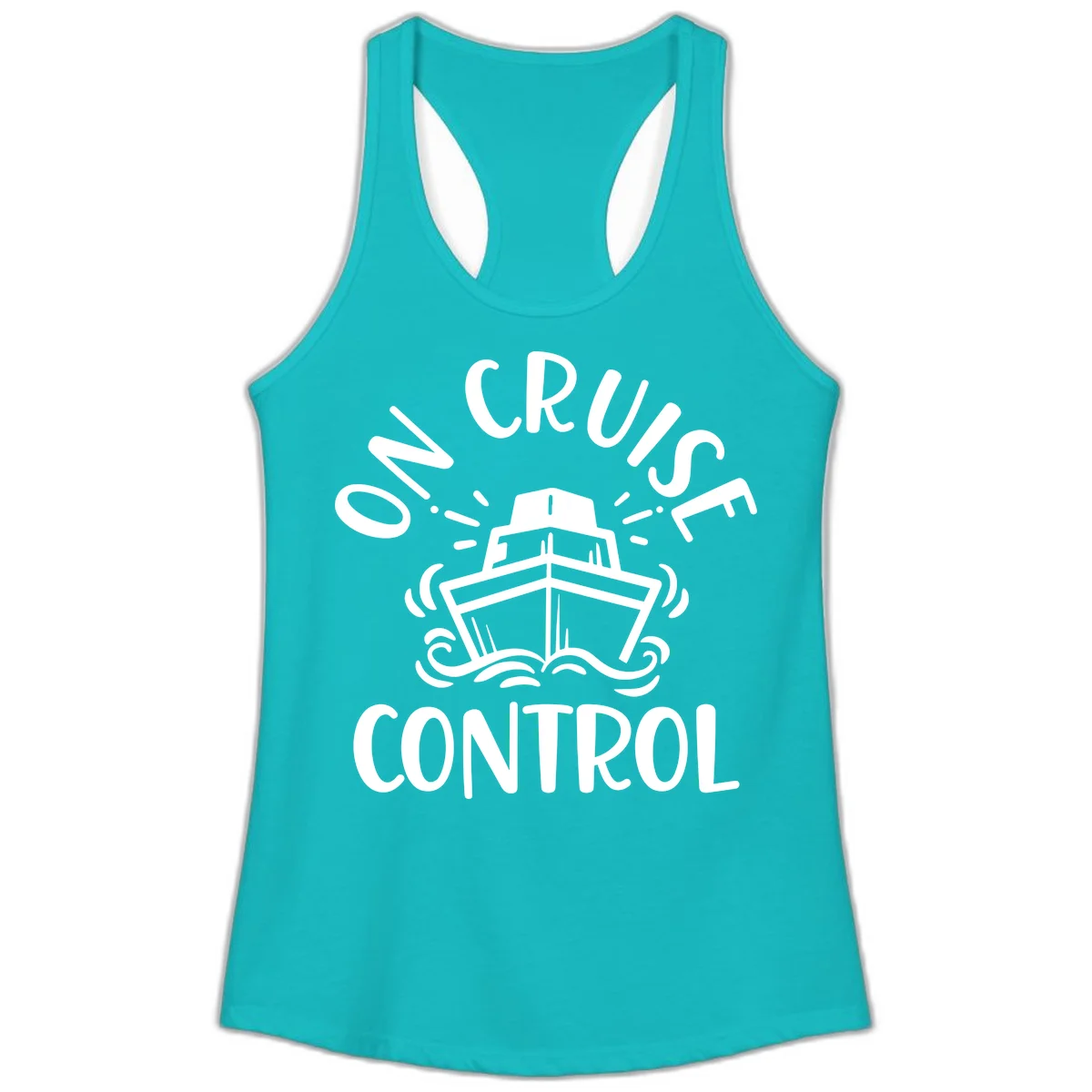 Own Cruise Control Ladies Tank Top in Tahiti Blue