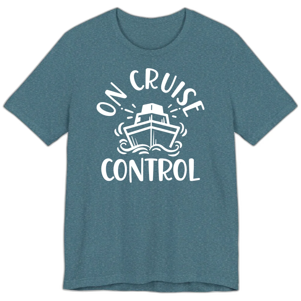 Own Cruise Control Premium T-Shirt in Heather Deep Teal