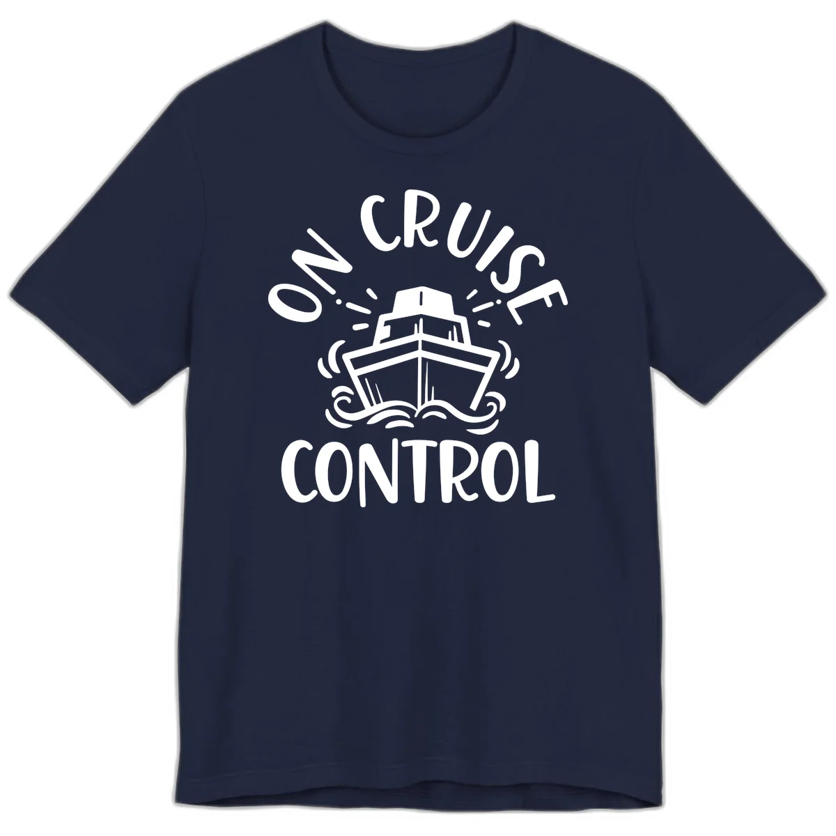 Own Cruise Control Premium T-Shirt in Navy