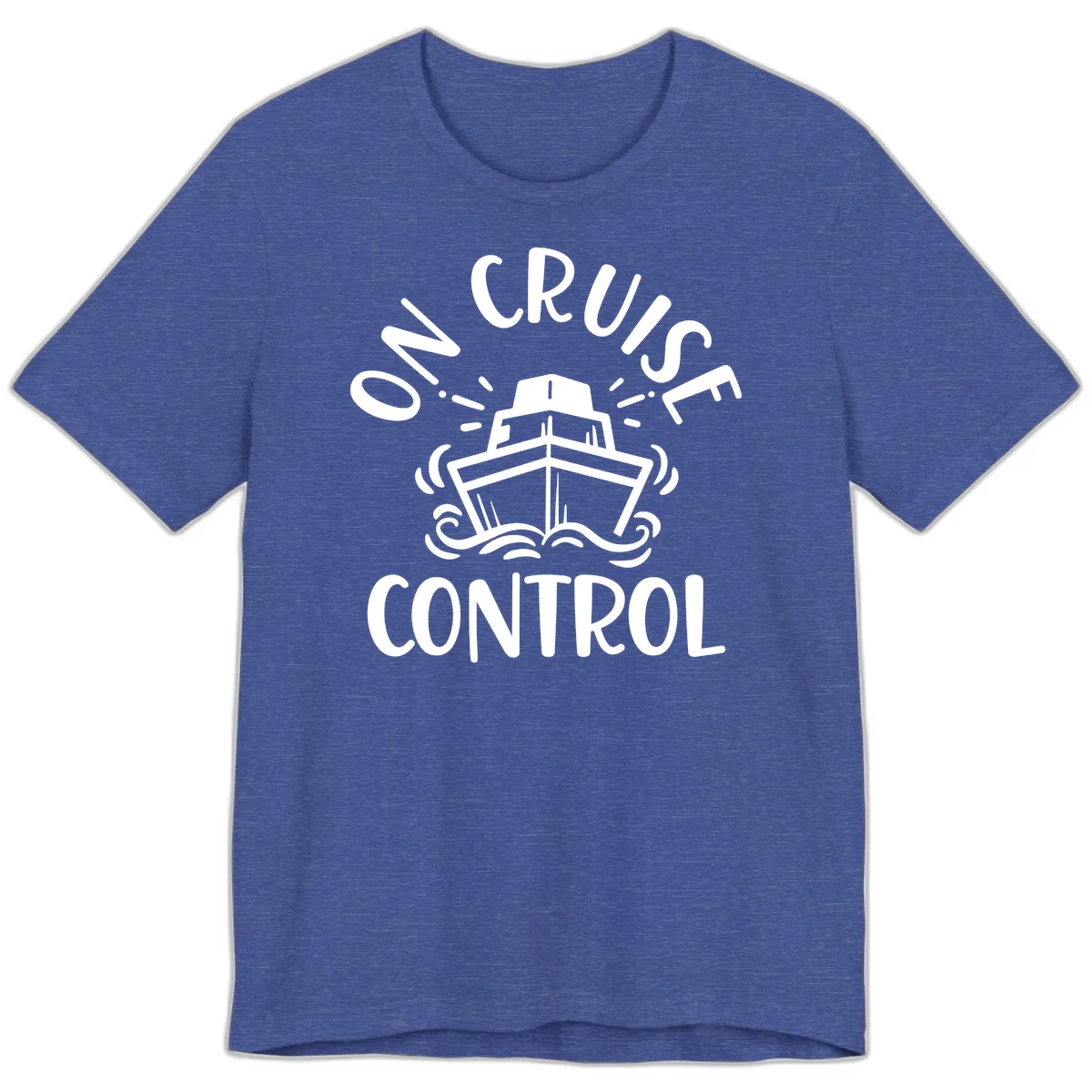 Own Cruise Control Premium T-Shirt in Heather True Royal