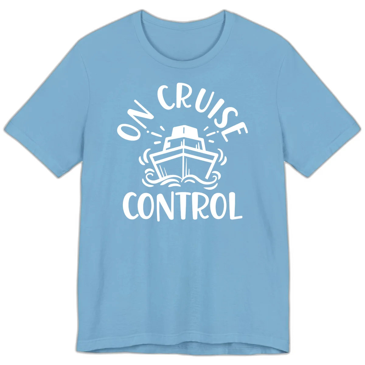 Own Cruise Control Premium T-Shirt in Ocean Blue