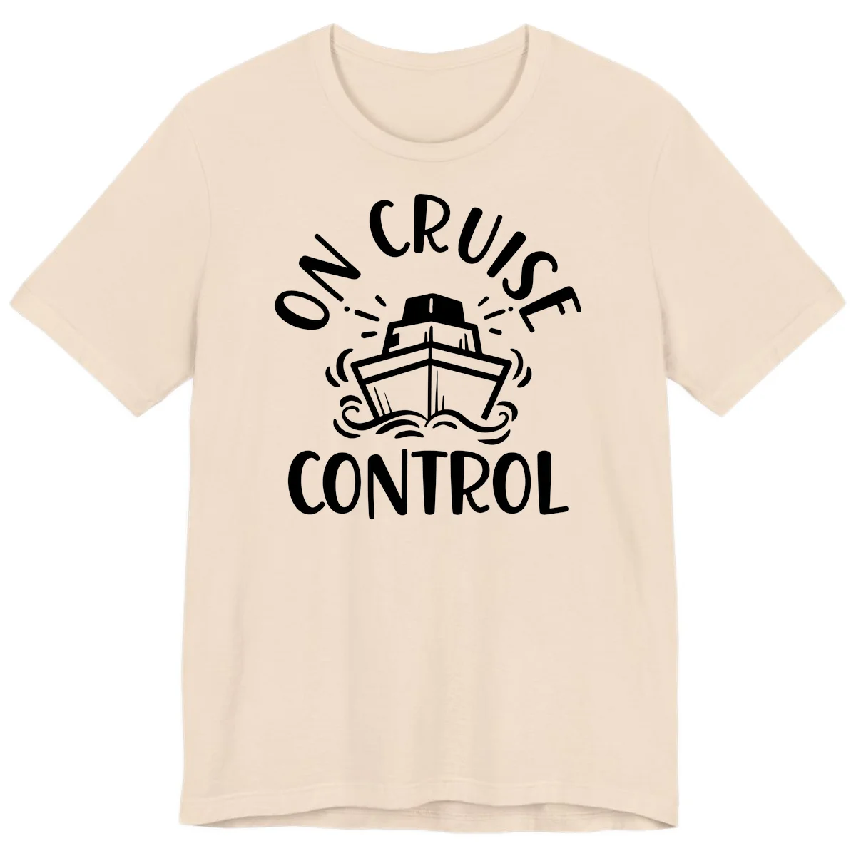 Own Cruise Control Premium T-Shirt in Soft Cream