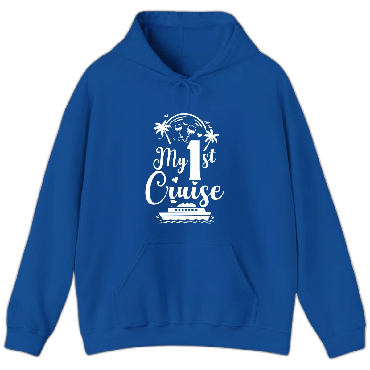 My 1st Cruise Hoodie in Royal