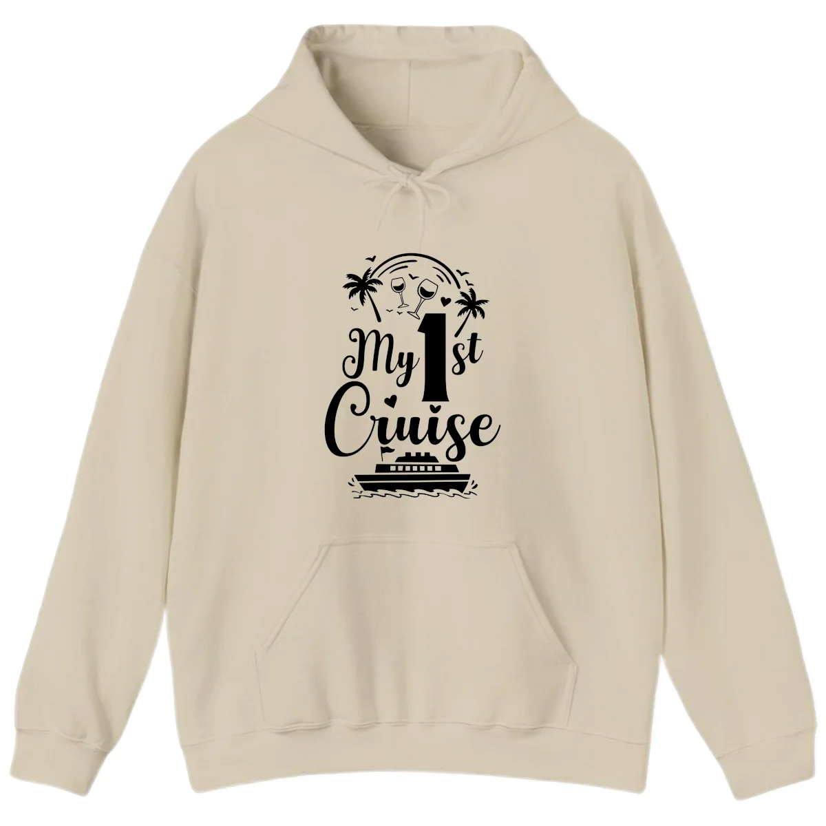 My 1st Cruise Hoodie in Sand
