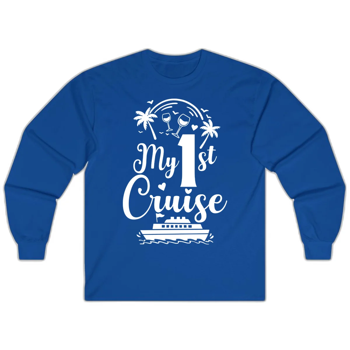 My 1st Cruise Long Sleeve in Royal