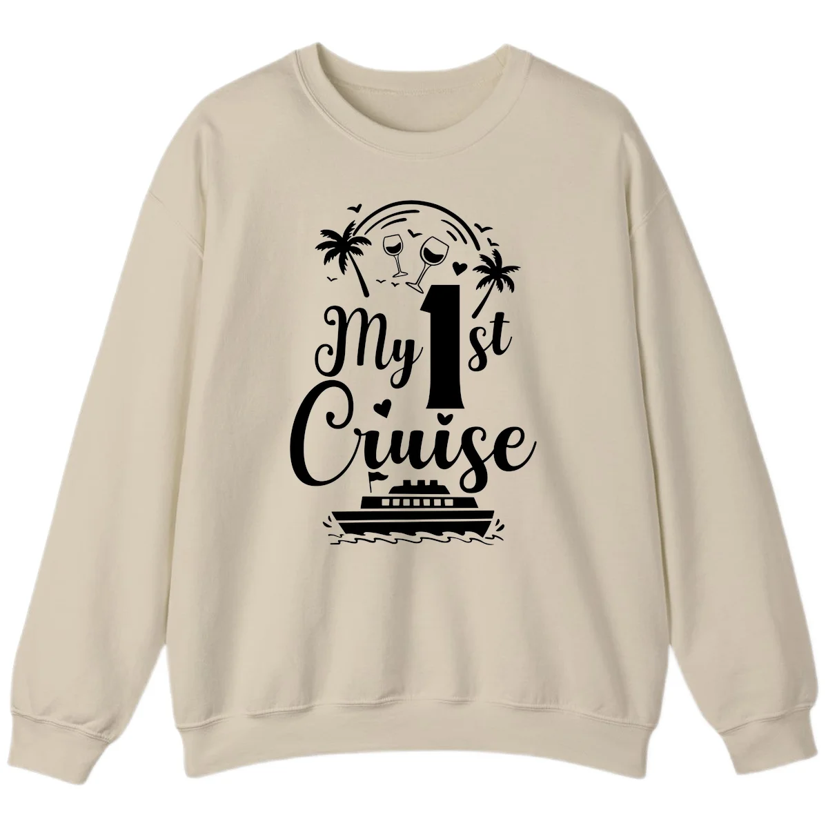 My 1st Cruise Sweatshirt in Sand