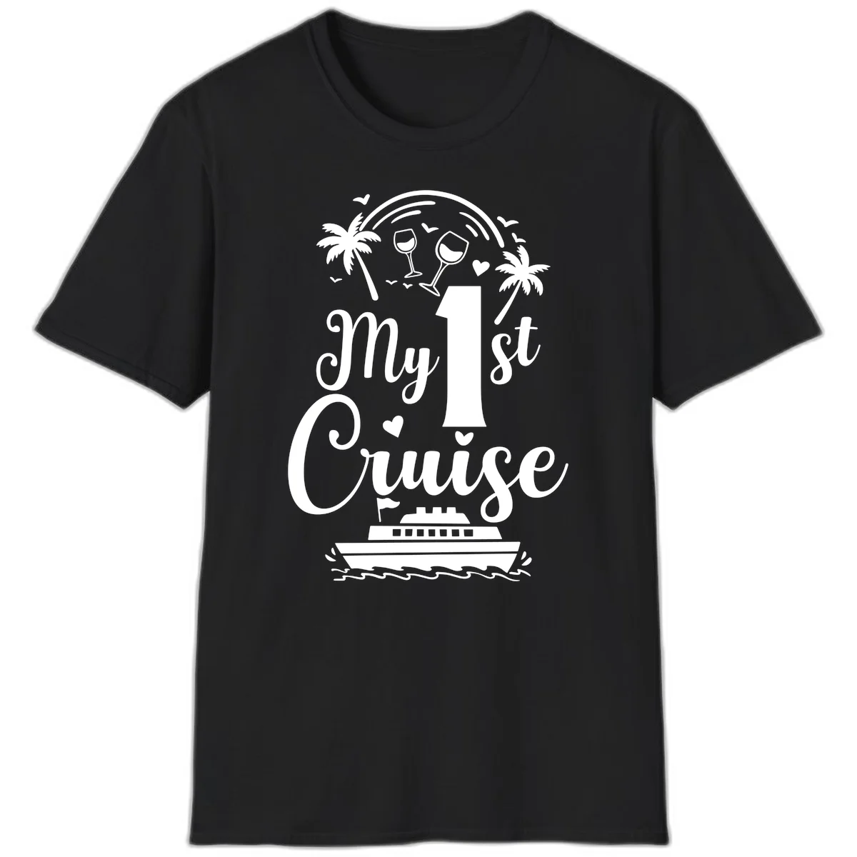 My 1st Cruise T-Shirt in Black