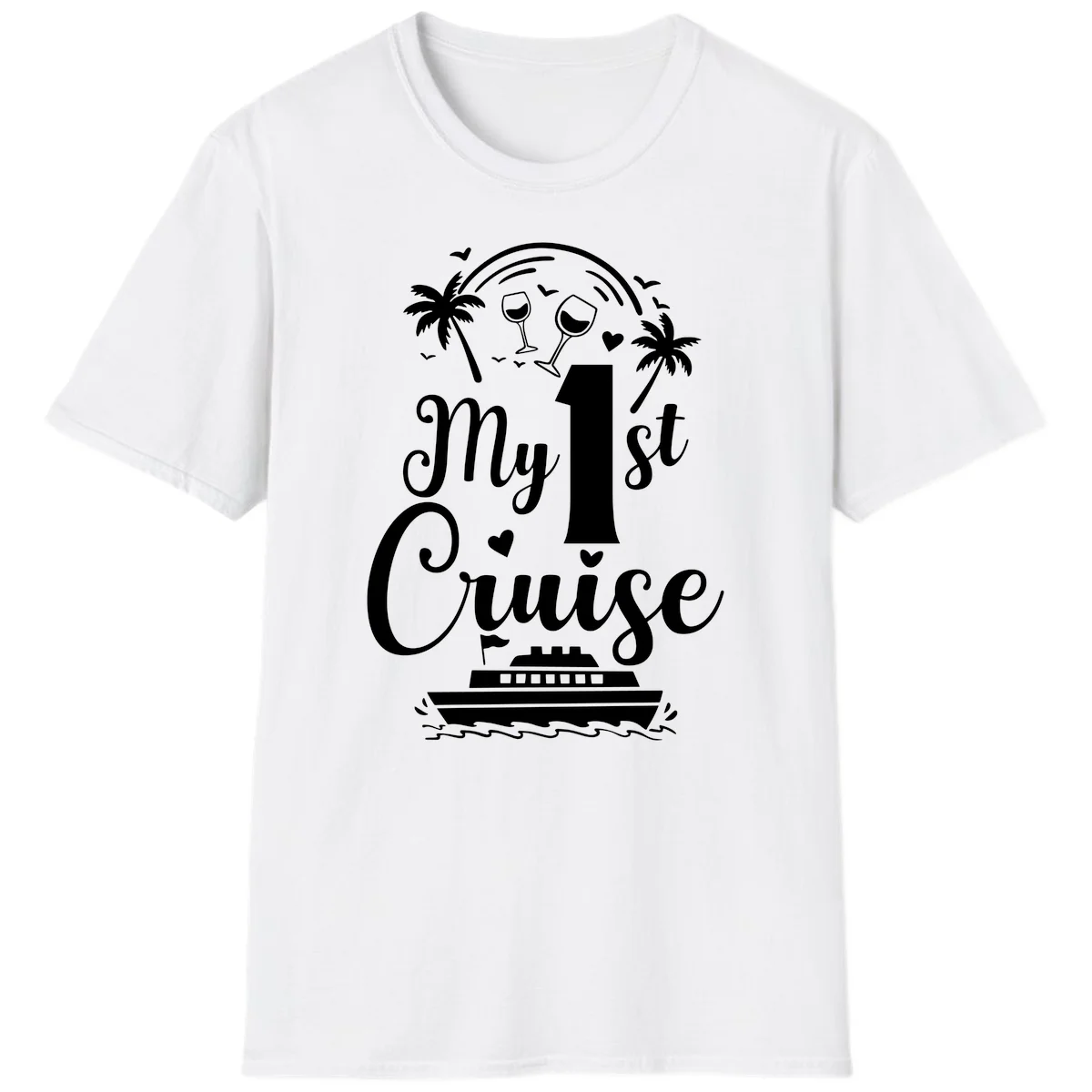 My 1st Cruise T-Shirt in White