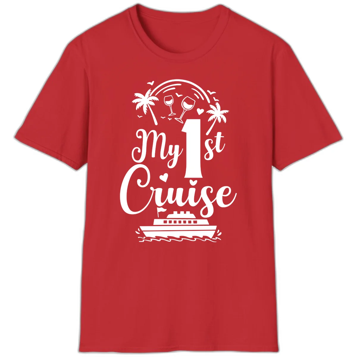 My 1st Cruise T-Shirt in Red
