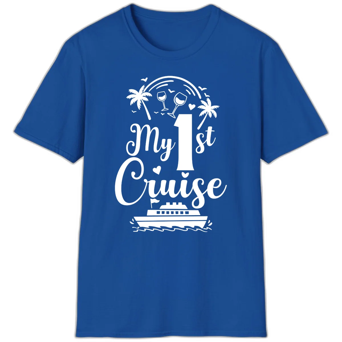My 1st Cruise T-Shirt in Royal