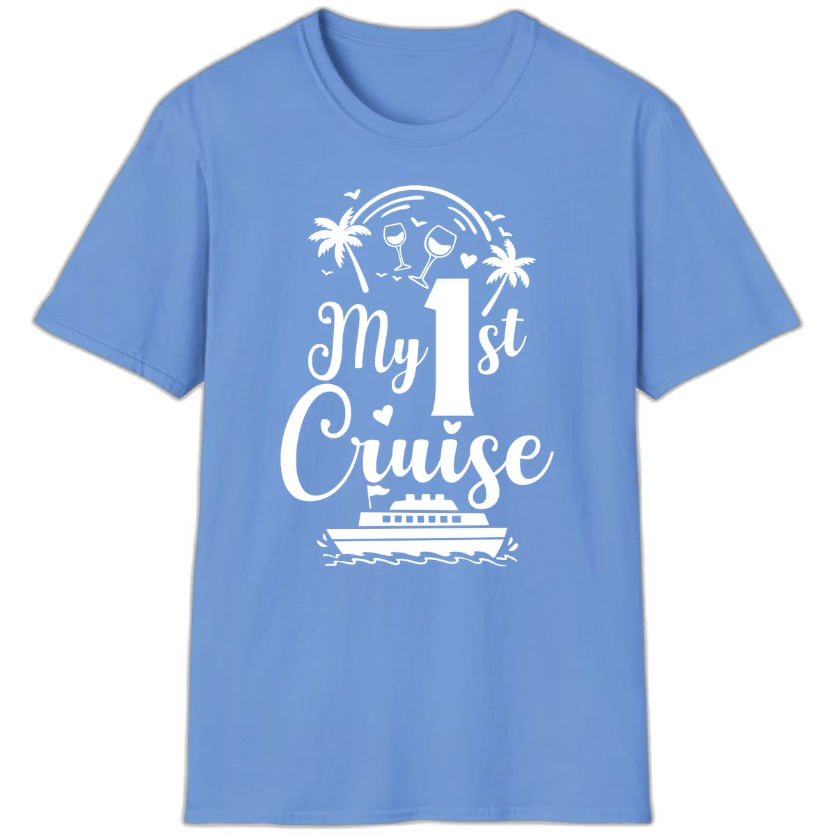 My 1st Cruise T-Shirt in Carolina Blue