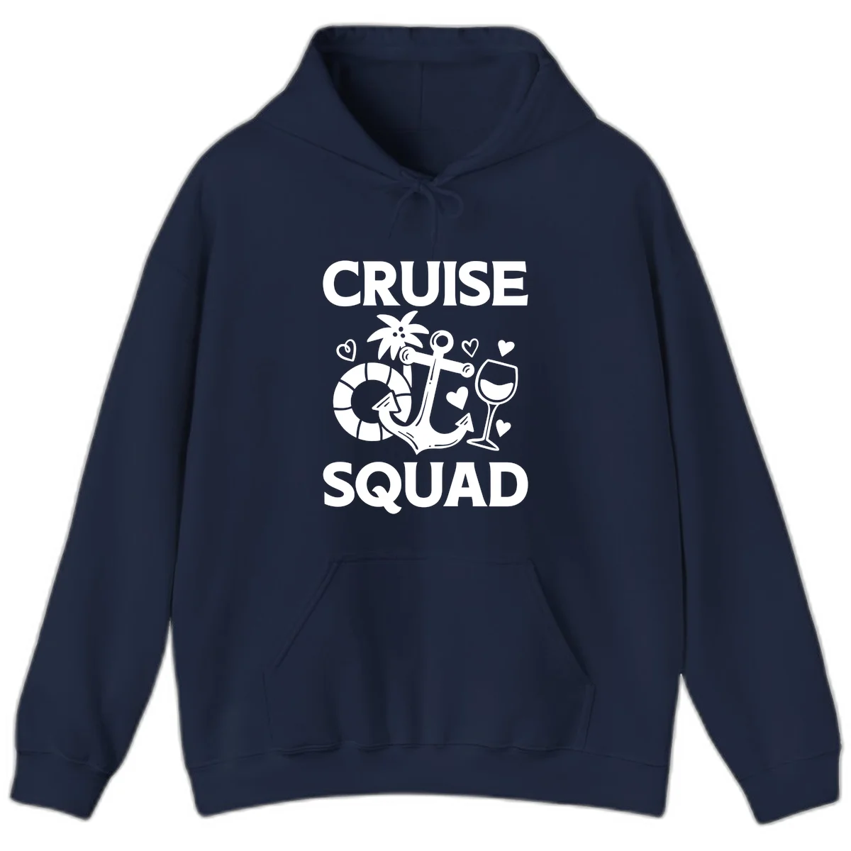 Cruise Squad Hoodie in Navy