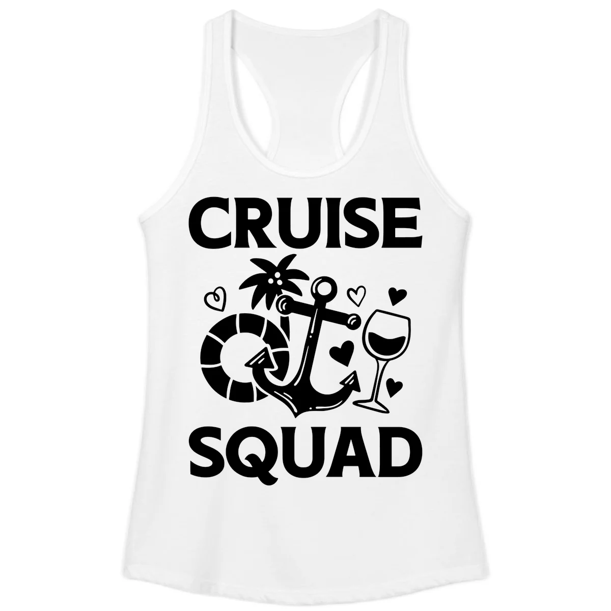 Cruise Squad Ladies Tank in White