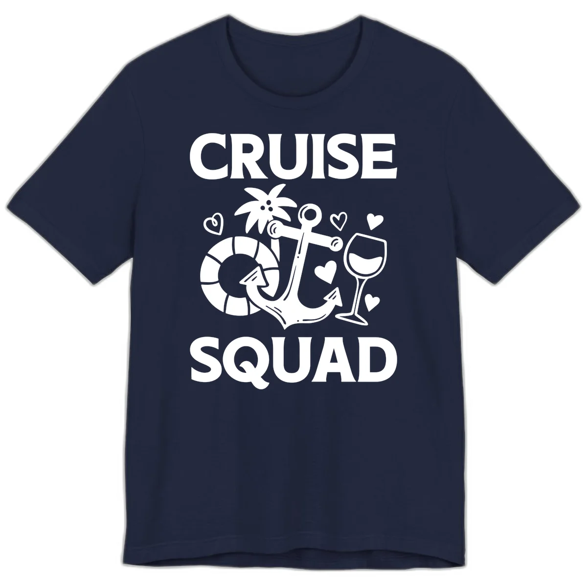 Cruise Squad Premium T-Shirt in Navy