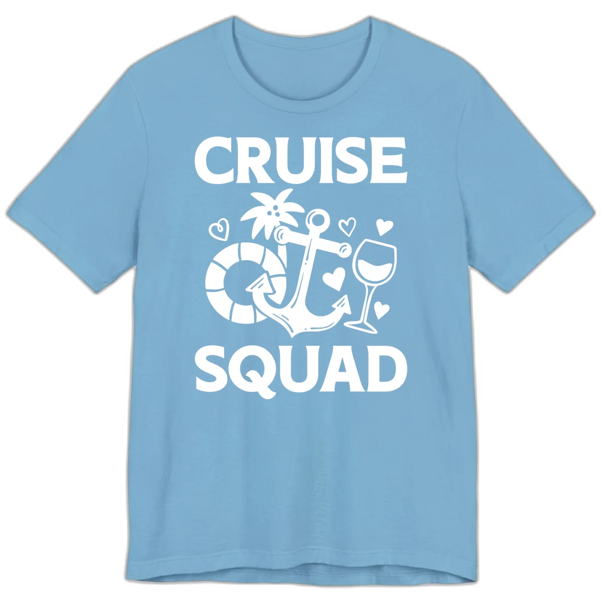 Cruise Squad Premium T-Shirt in Ocean Blue
