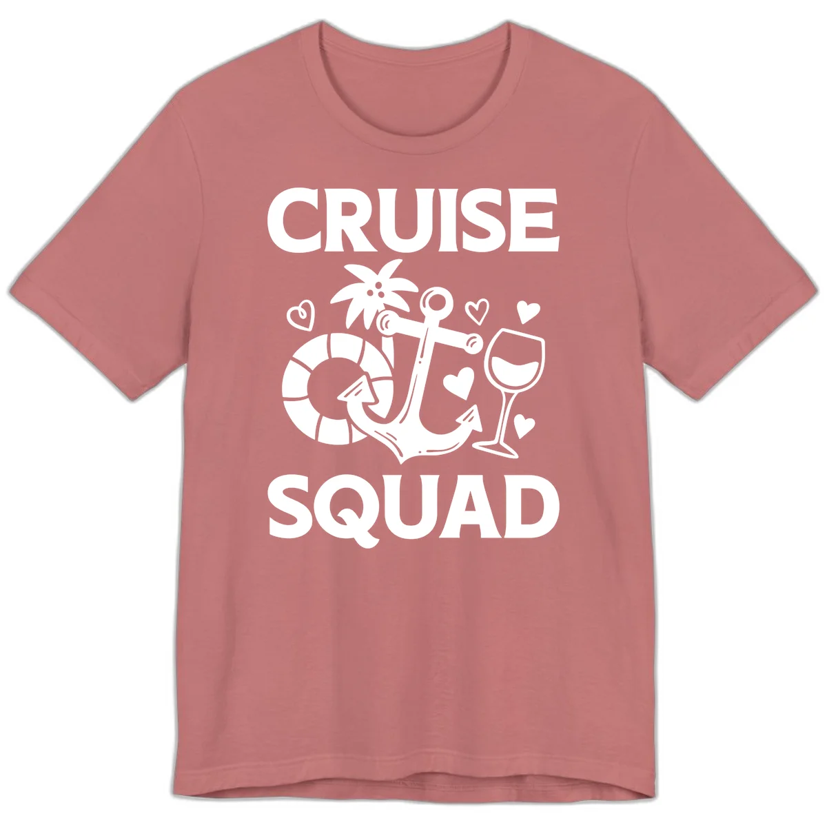 Cruise Squad Premium T-Shirt in Mauve