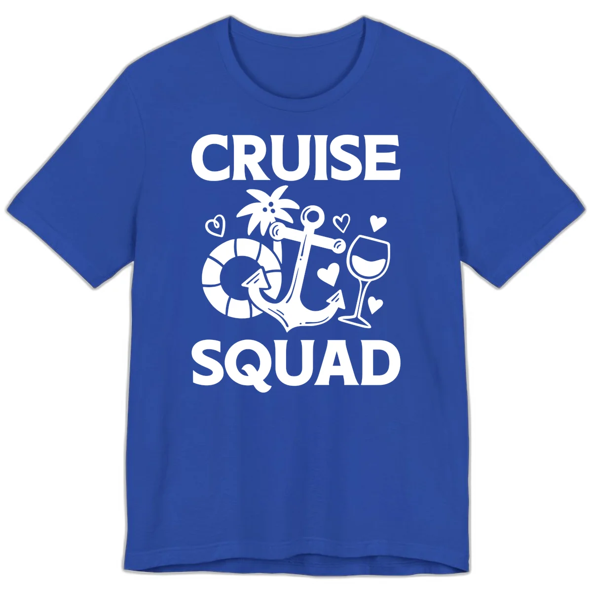 Cruise Squad Premium T-Shirt in True Royal