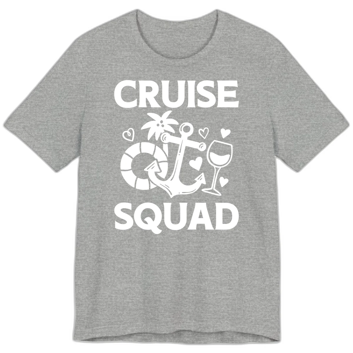 Cruise Squad Premium T-Shirt in Athletic Heather
