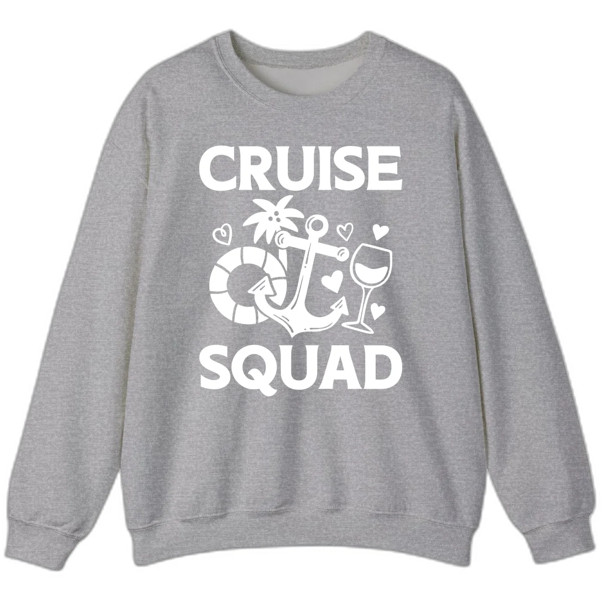 Cruise Squad Sweatshirt in Sport Grey