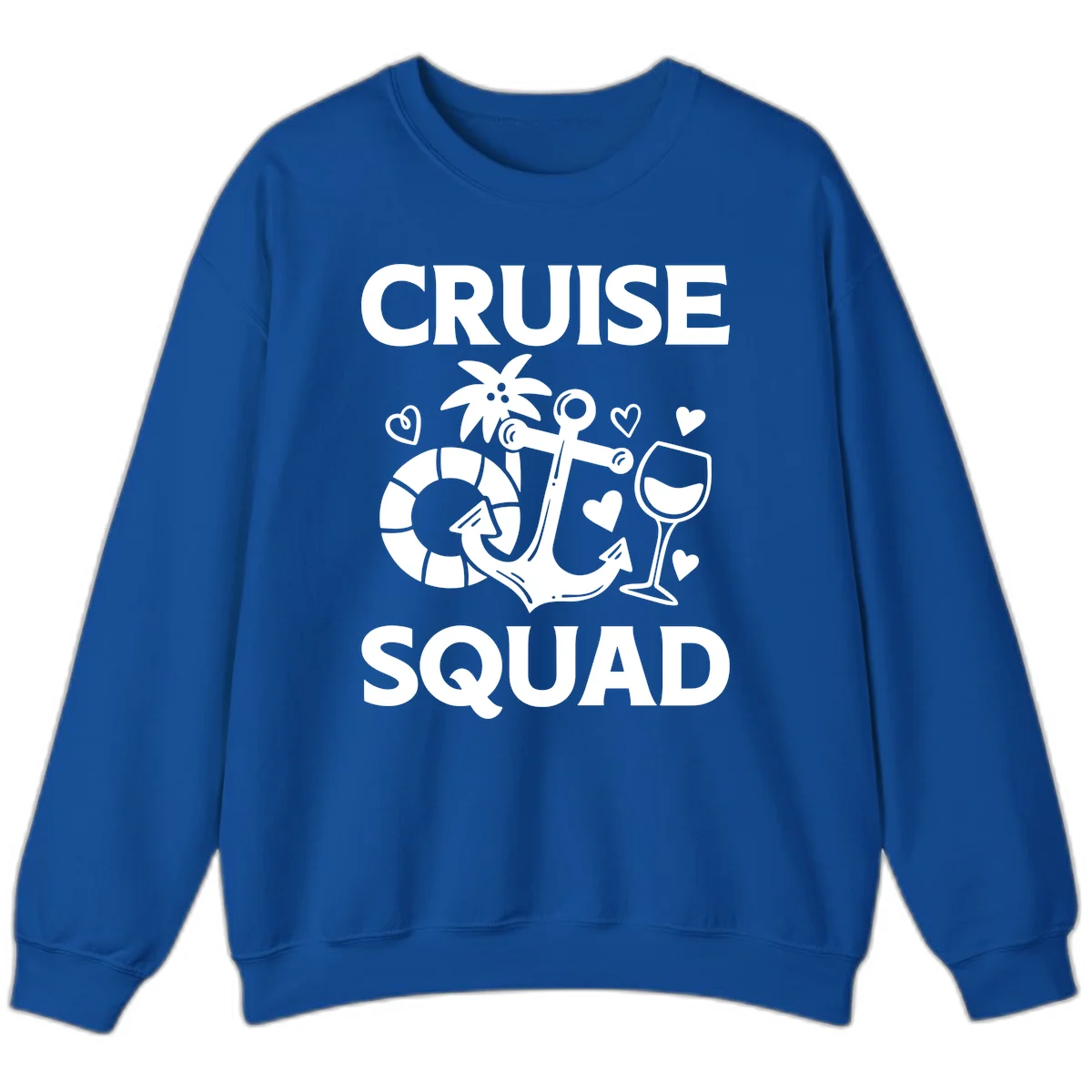 Cruise Squad Sweatshirt in Royal