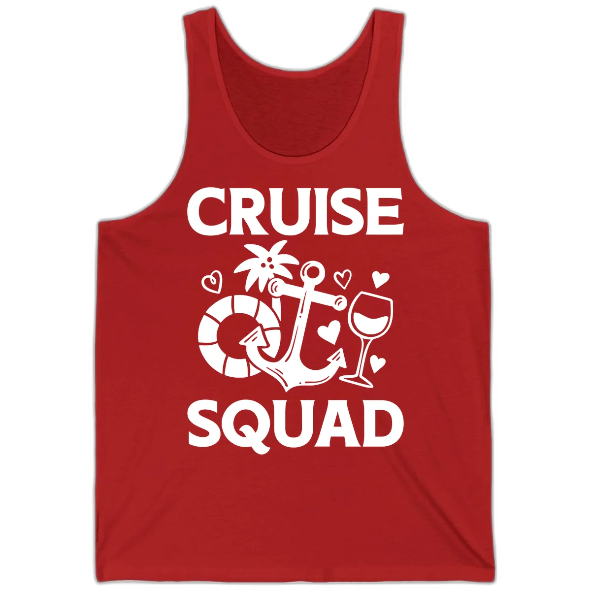 Cruise Squad Tank in Red