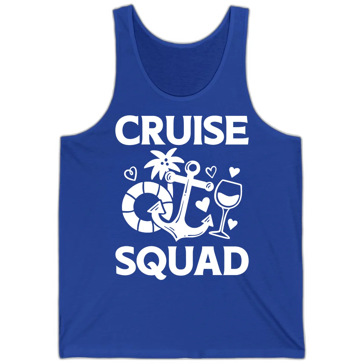 Cruise Squad Tank in True Royal
