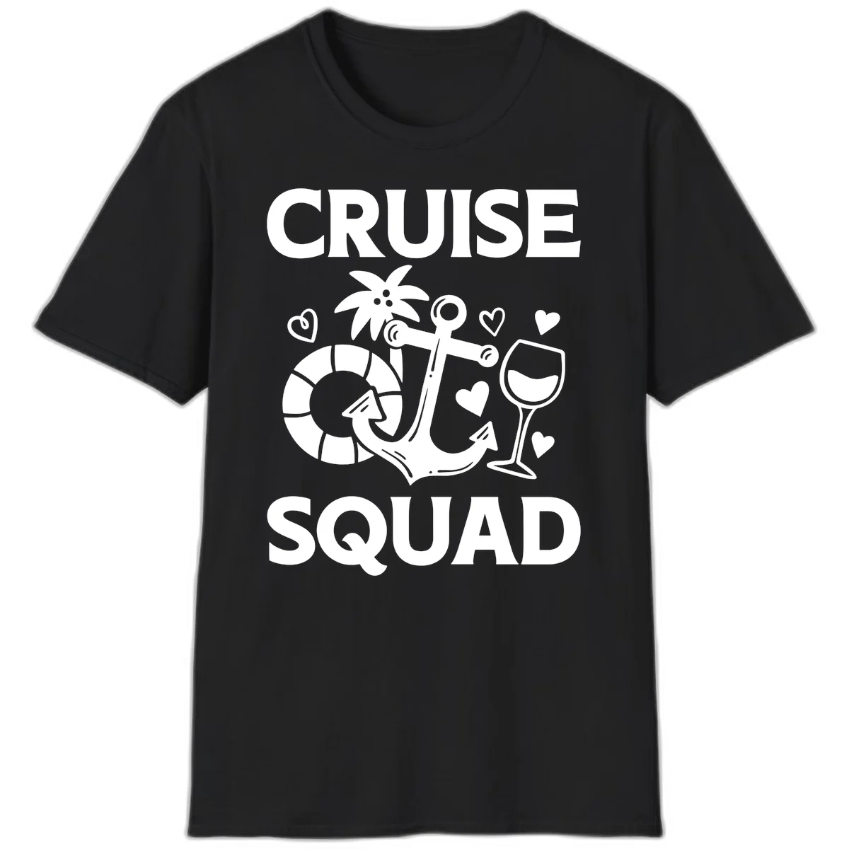 Cruise Squad T-Shirt in Black