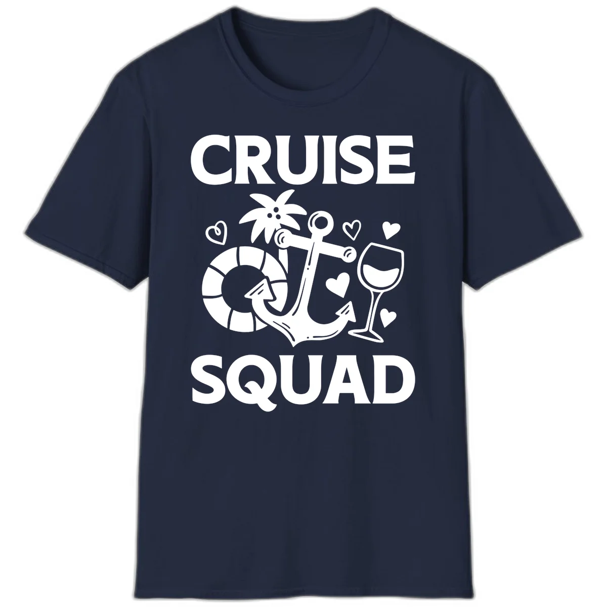 Cruise Squad T-Shirt in Navy