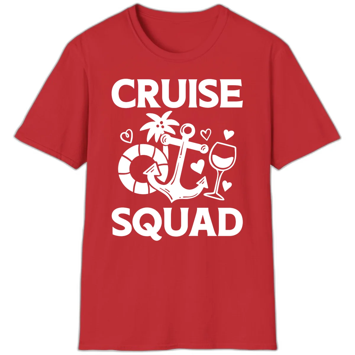 Cruise Squad T-Shirt in Red