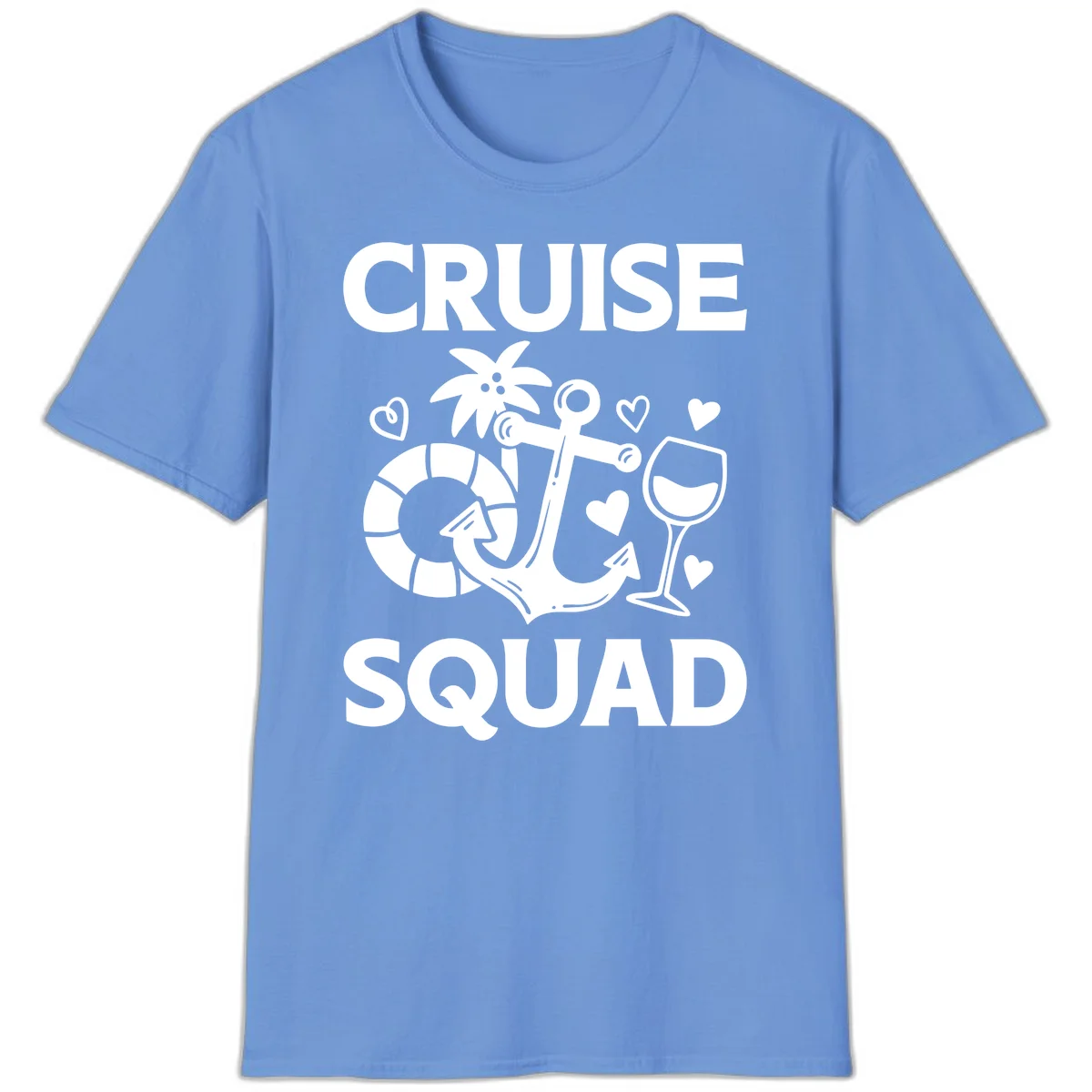 Cruise Squad T-Shirt in Carolina Blue