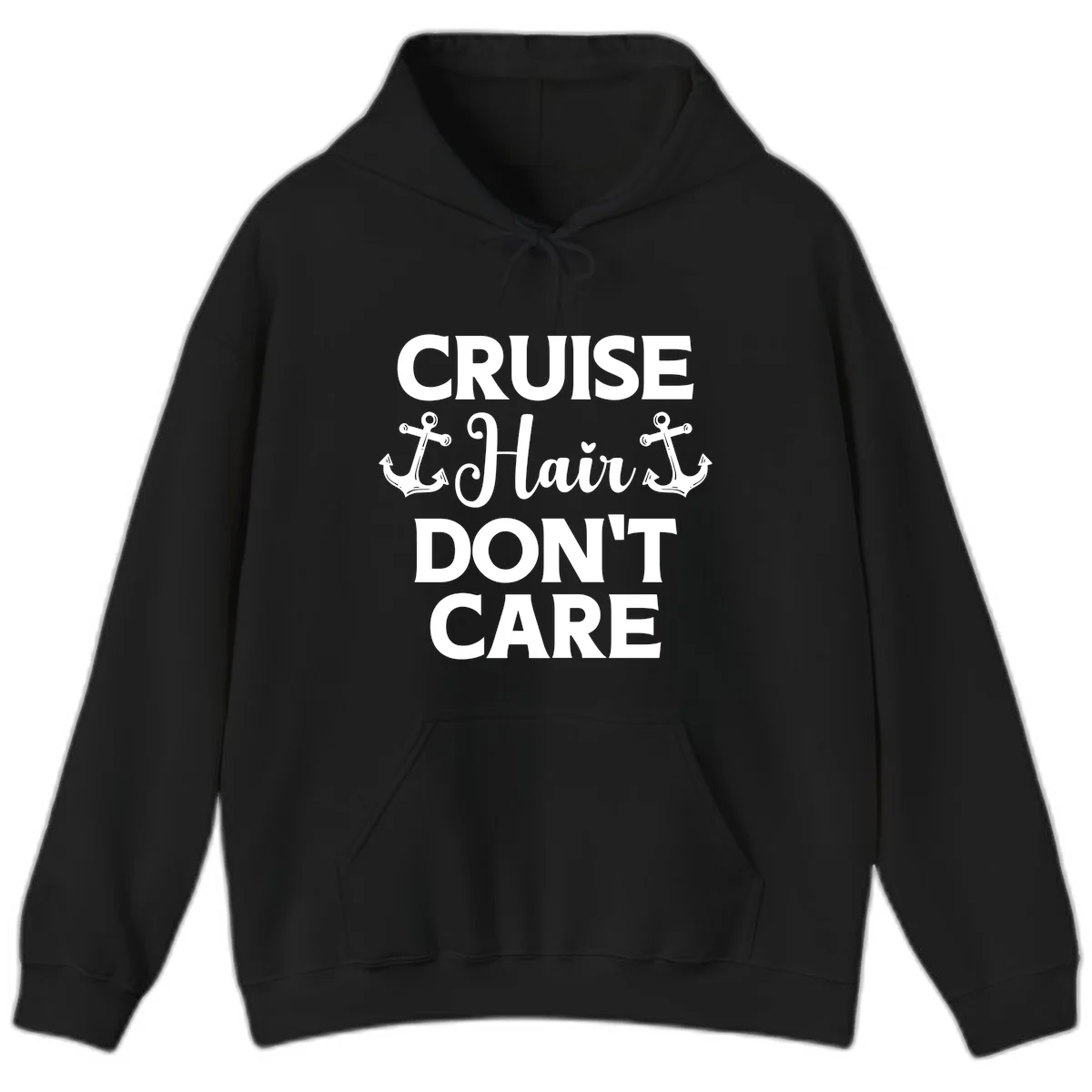 Cruise Hair Don't Care Hoodie in Black