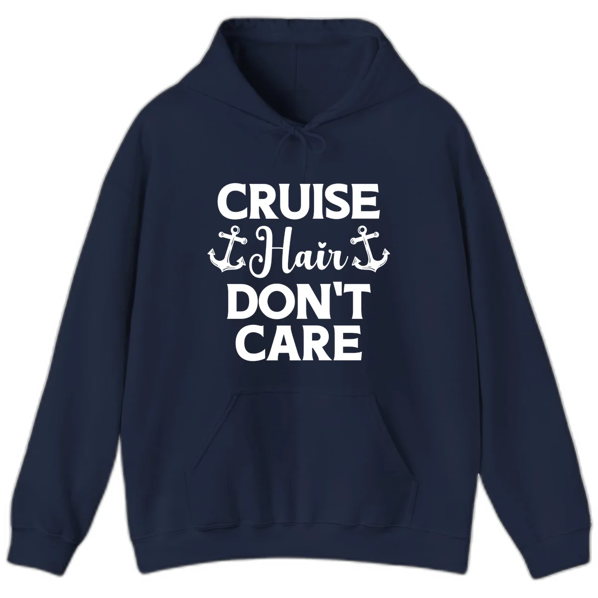 Cruise Hair Don't Care Hoodie in Navy