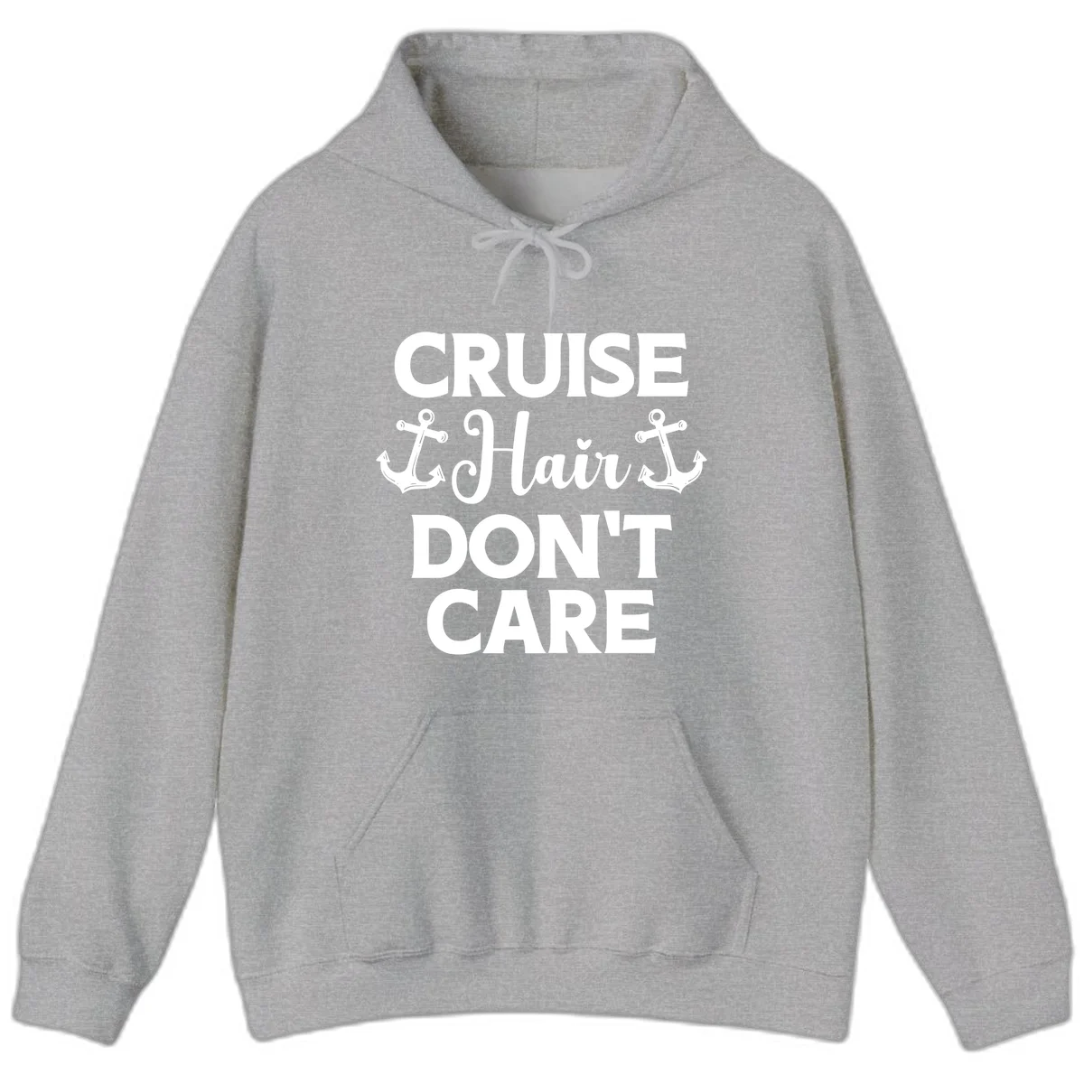 Cruise Hair Don't Care Hoodie in Sport Grey