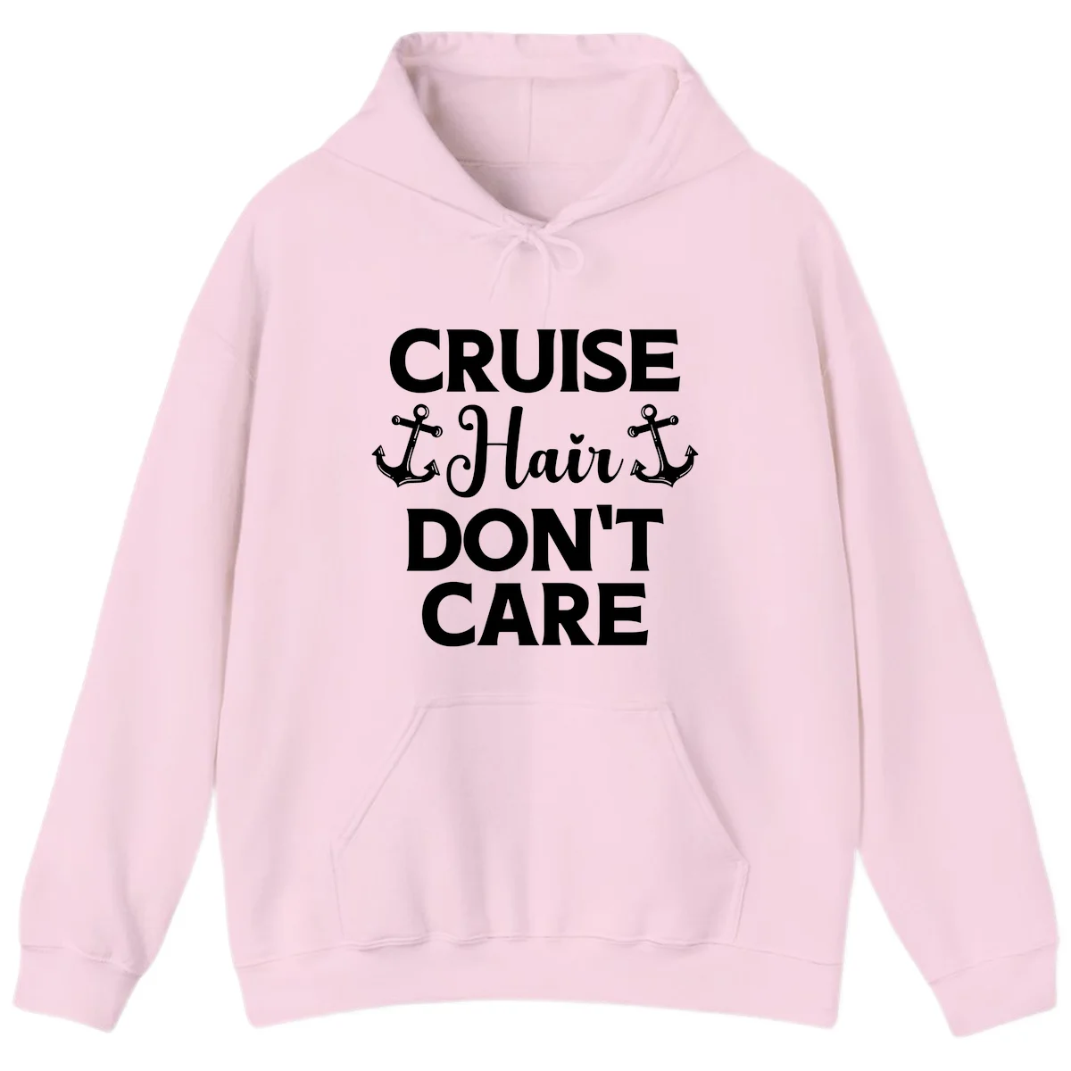 Cruise Hair Don't Care Hoodie in Light Pink