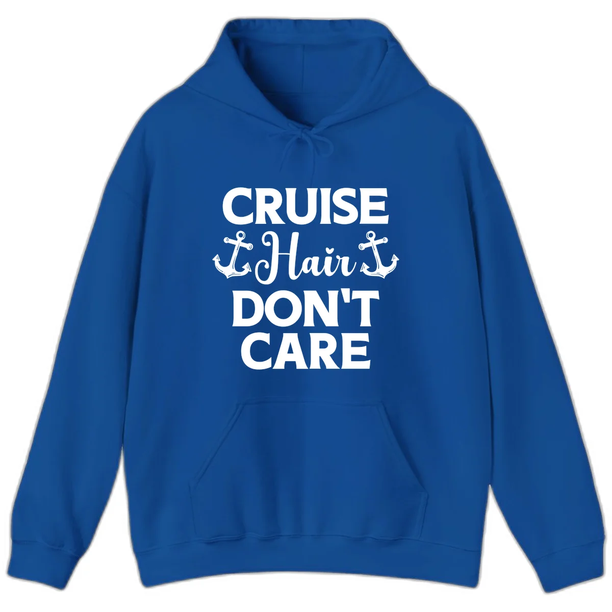 Cruise Hair Don't Care Hoodie in Royal