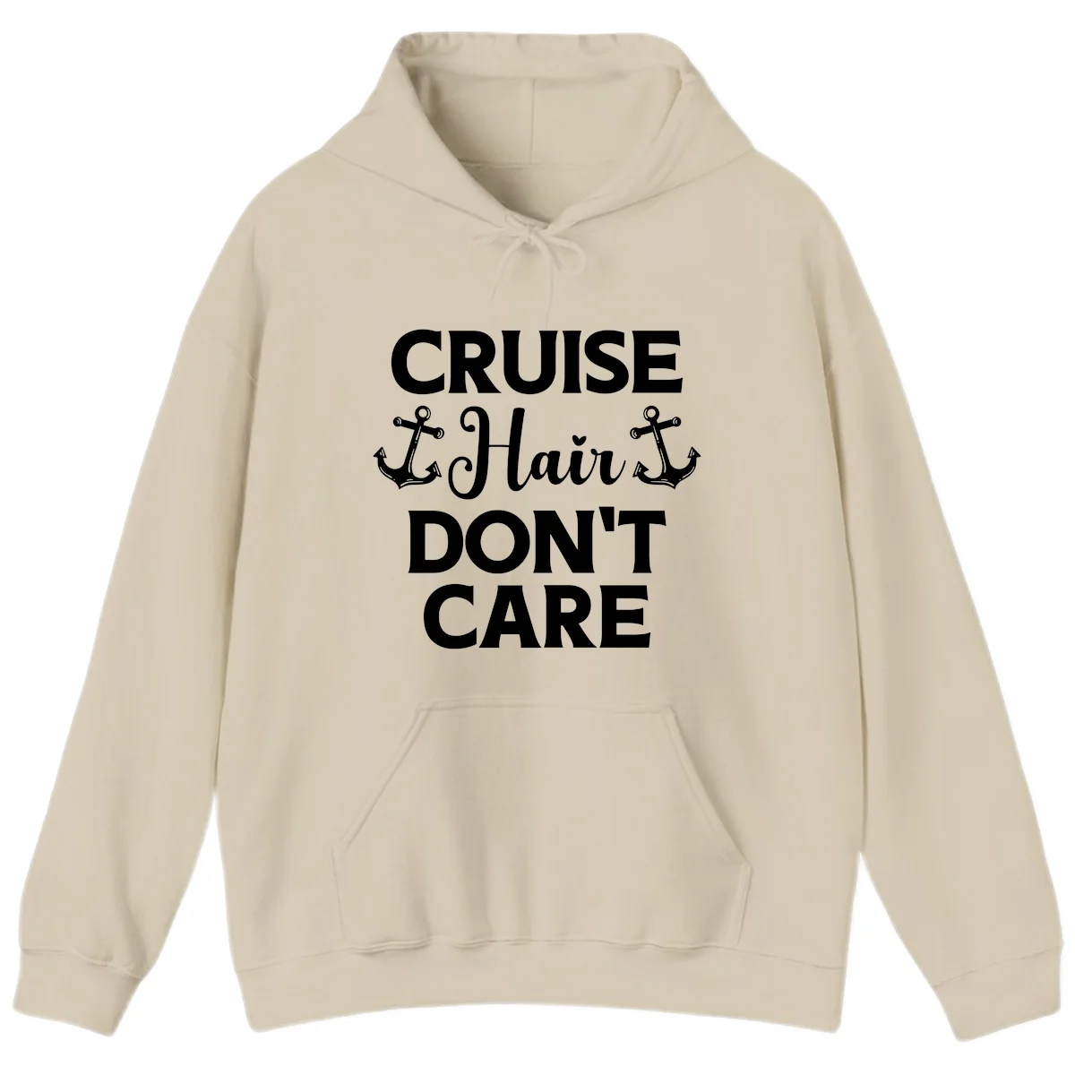 Cruise Hair Don't Care Hoodie in Sand