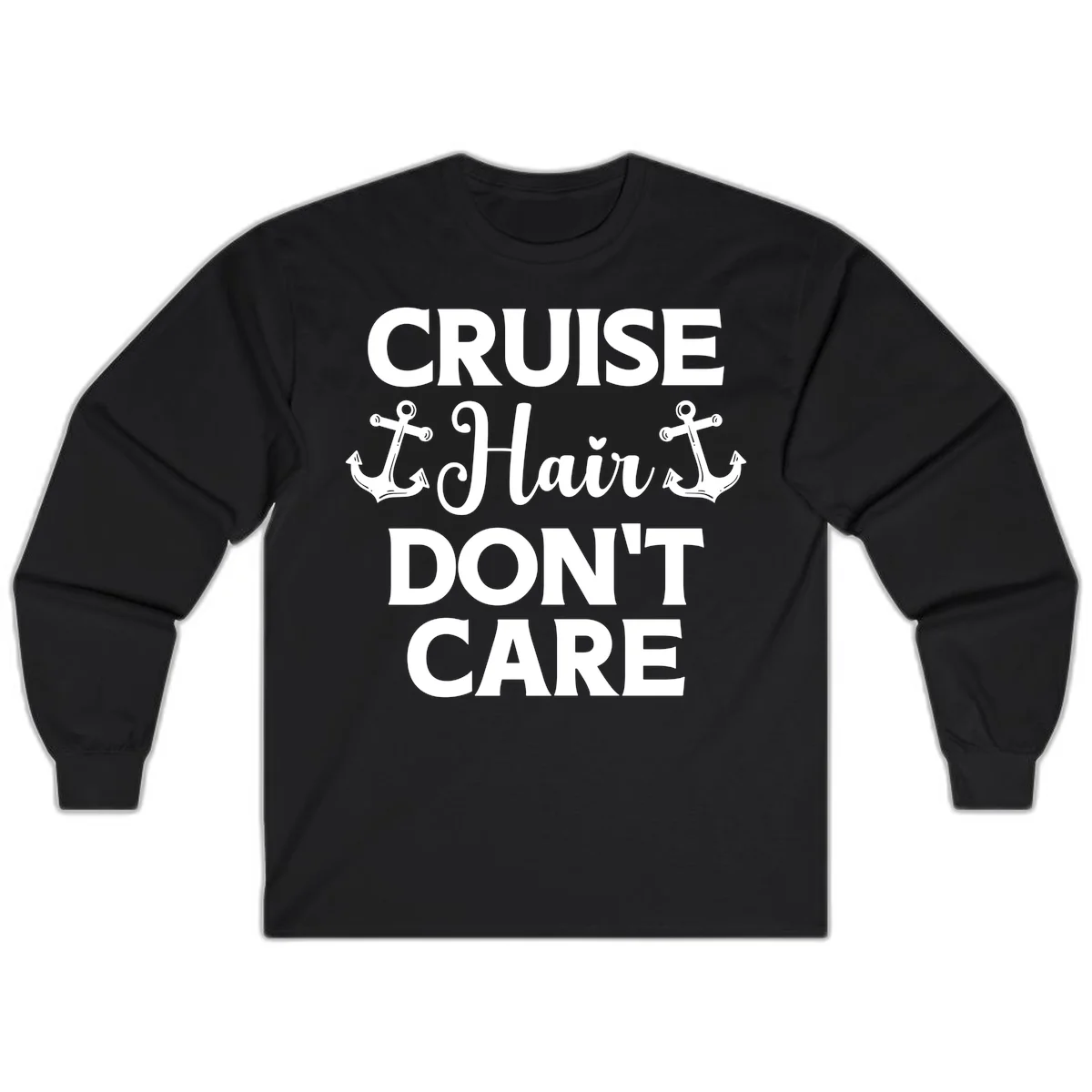 Cruise Hair Don't Care Long Sleeve in Black