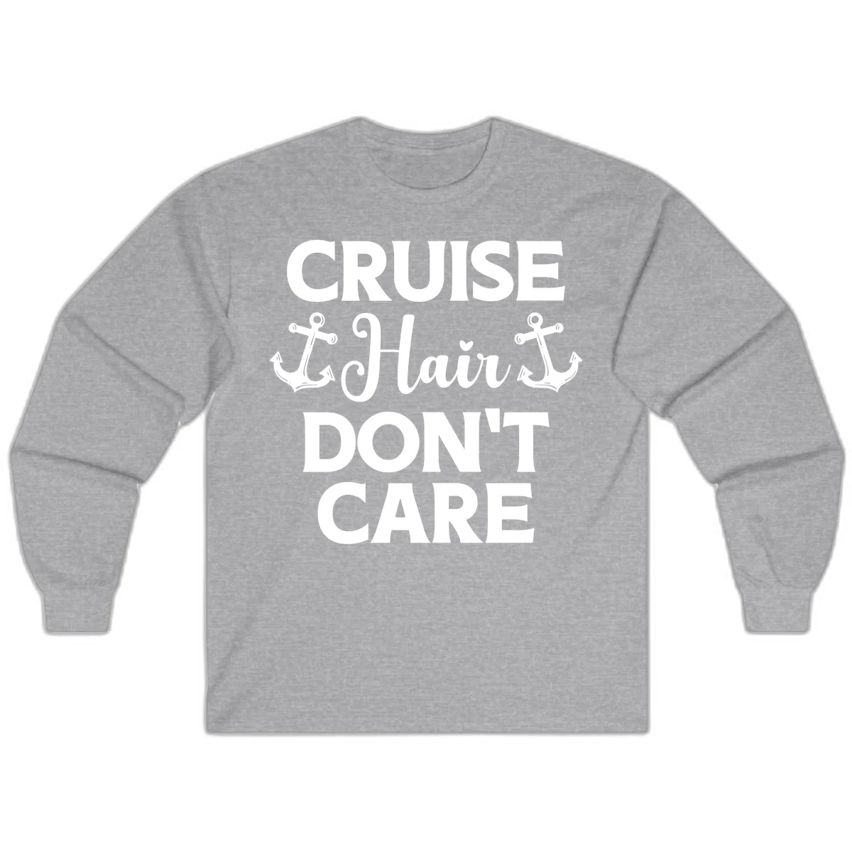 Cruise Hair Don't Care Long Sleeve in Sport Grey