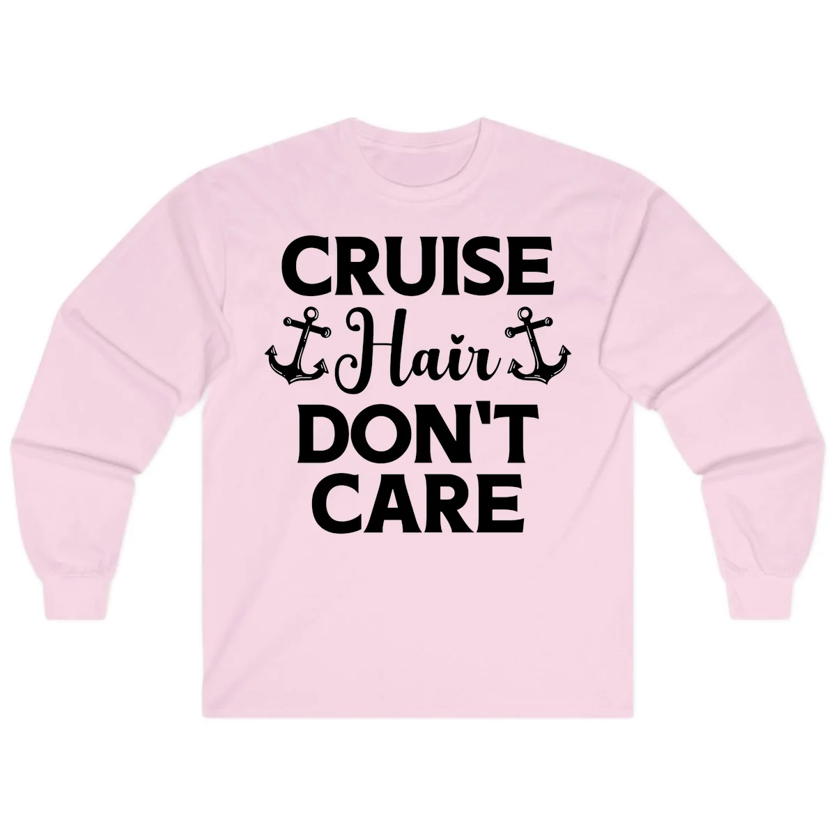 Cruise Hair Don't Care Long Sleeve in Light Pink
