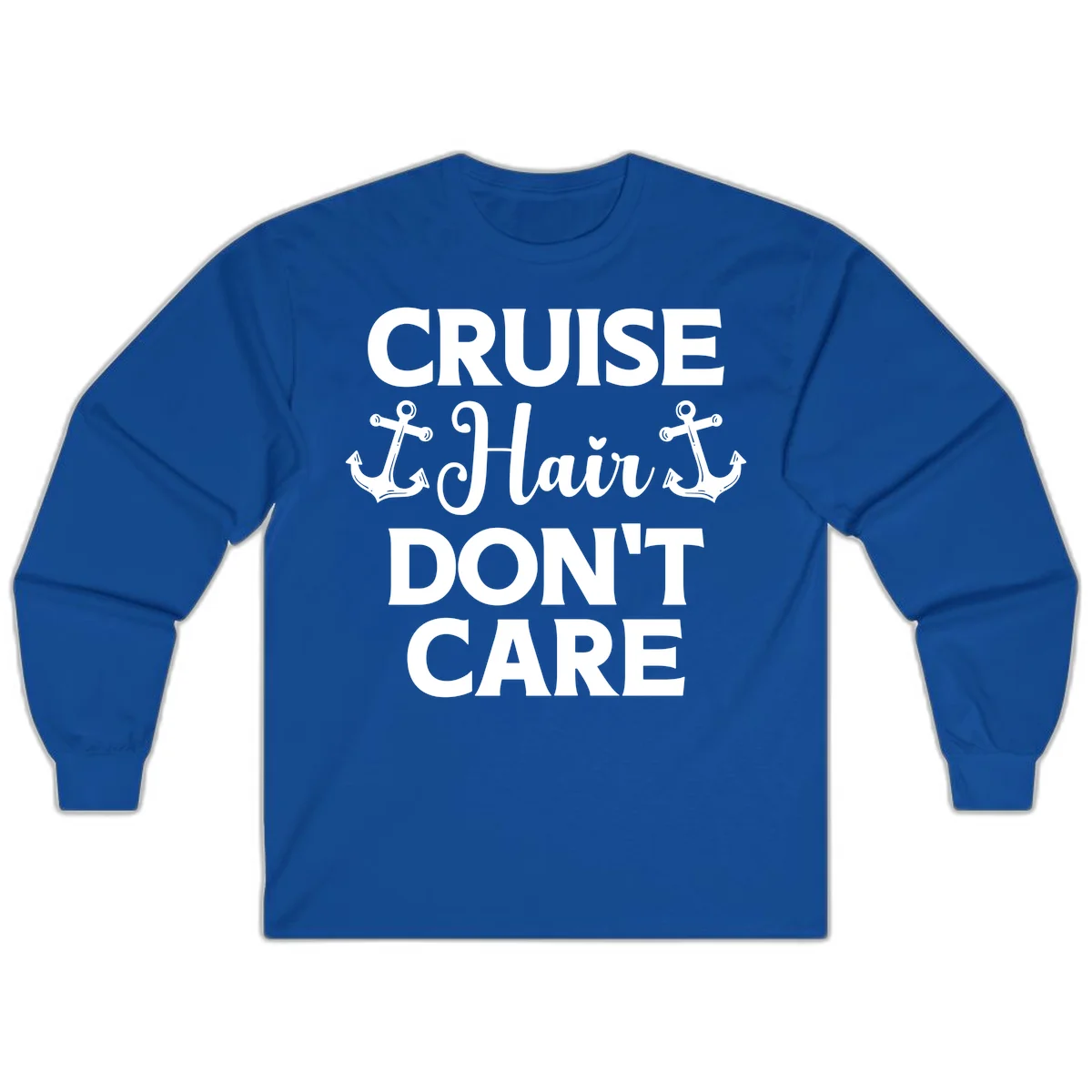 Cruise Hair Don't Care Long Sleeve in Royal