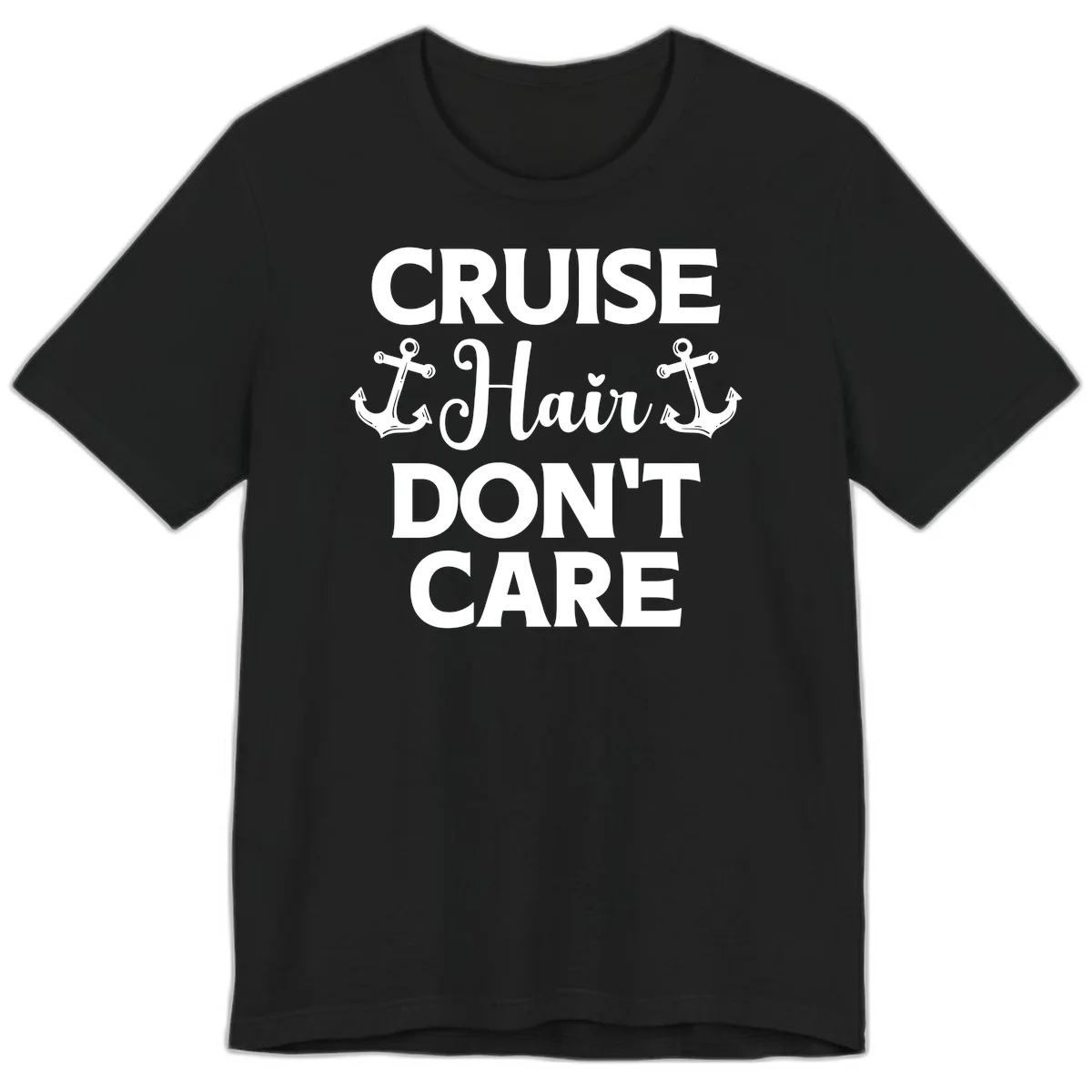 Cruise Hair Don't Care Premium T-Shirt in Black
