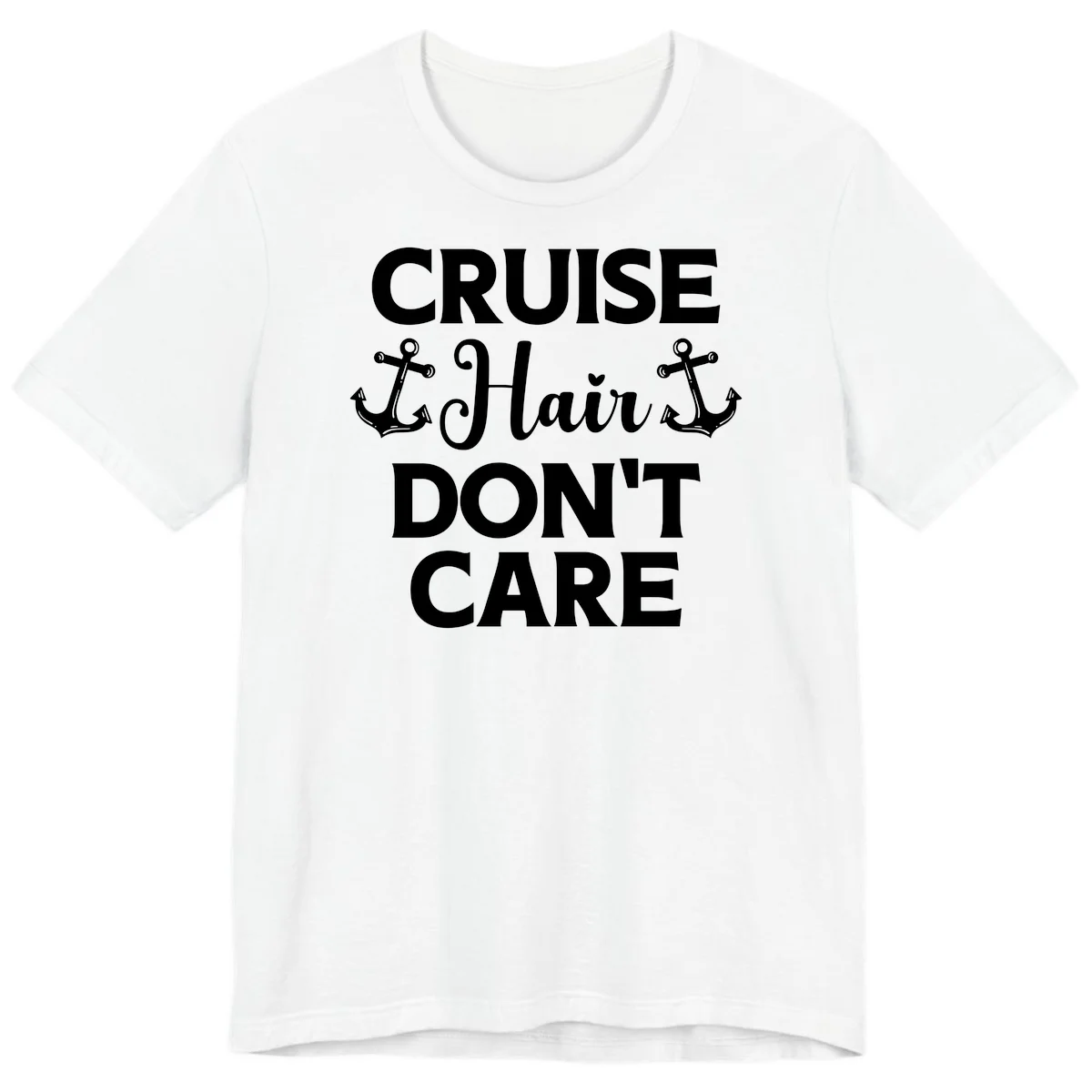 Cruise Hair Don't Care Premium T-Shirt in White