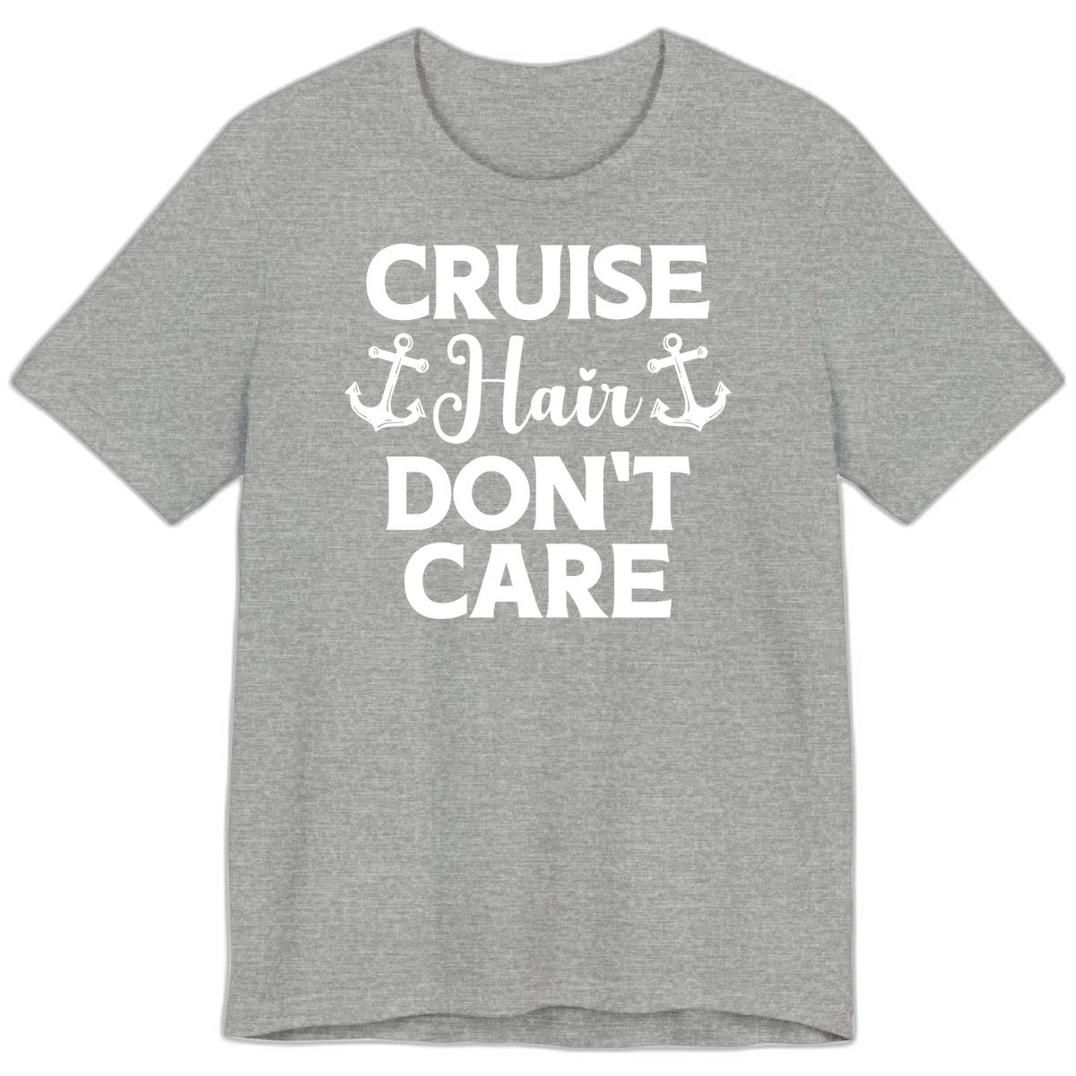 Cruise Hair Don't Care Premium T-Shirt in Athletic Heather