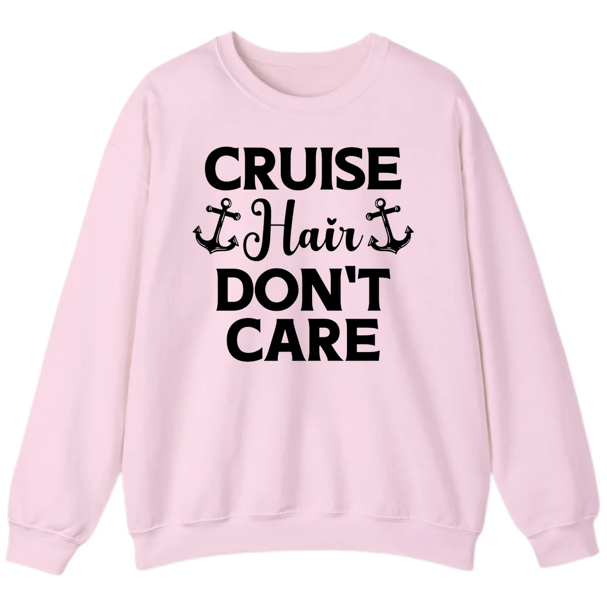 Cruise Hair Don't Care Sweatshirt in Light Pink