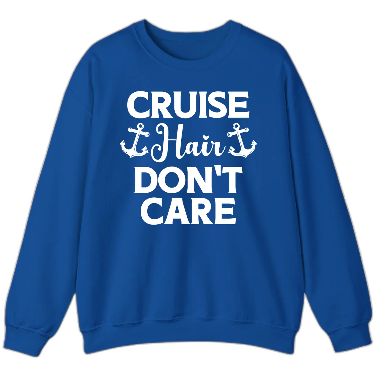 Cruise Hair Don't Care Sweatshirt in Royal