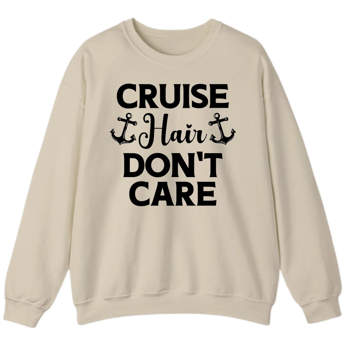 Cruise Hair Don't Care Sweatshirt in Sand