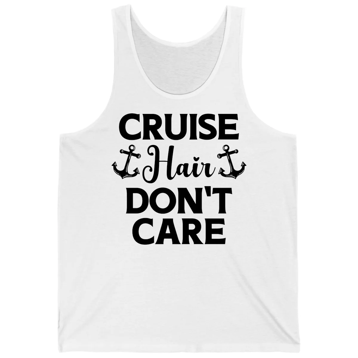 Cruise Hair Don't Care Tank Top in White