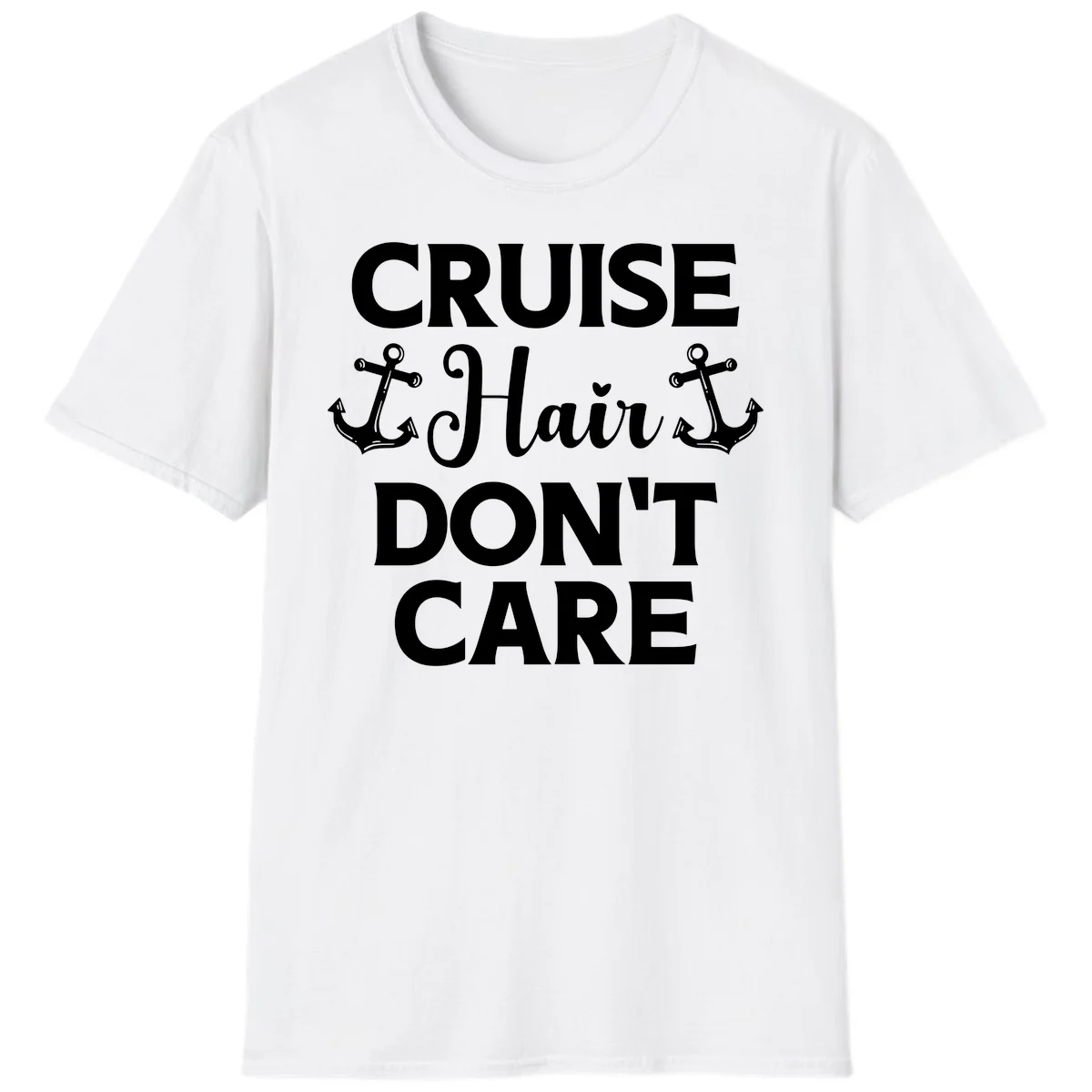 Cruise Hair Don't Care T-Shirt in White