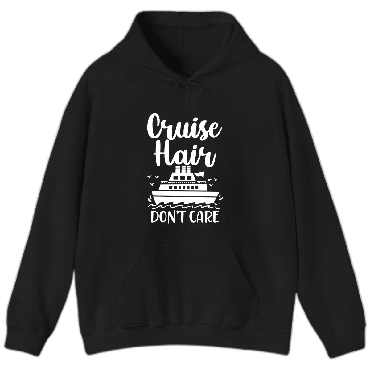 Cruise Hair Don't Care Hoodie in Black