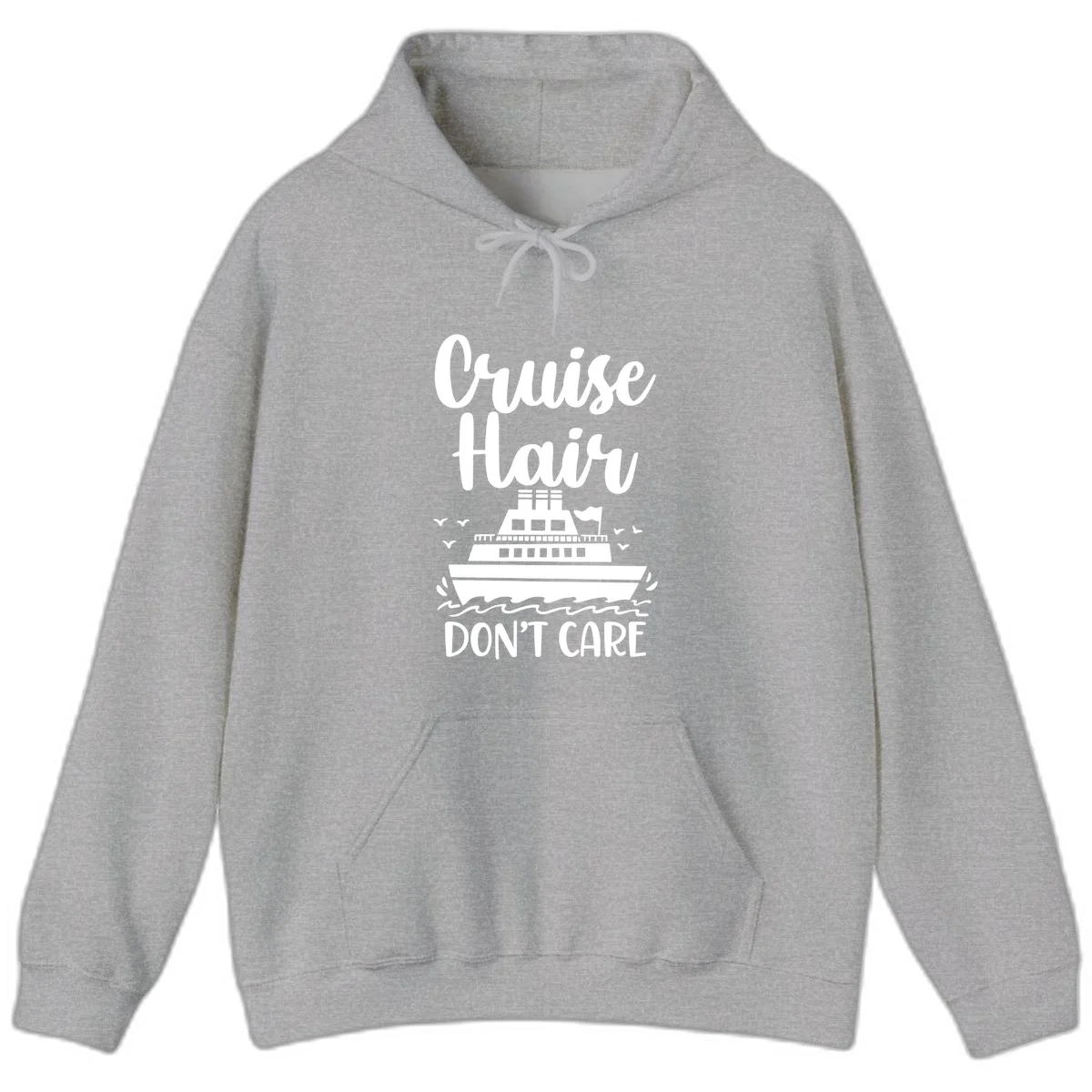 Cruise Hair Don't Care Hoodie in Sport Grey